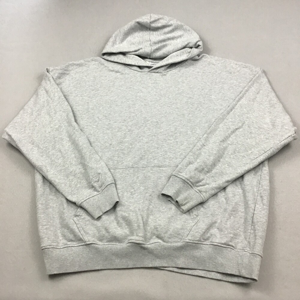 Gymshark Hoodie Men 2XL Gray Rest Day Essentials Pullover Sweatshirt XXL